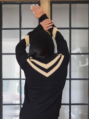 The Little Tailor Slim Fit Retro Sport Christmas Jumper - Image 3 of 6