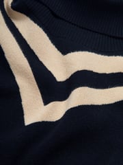 The Little Tailor Slim Fit Retro Sport Christmas Jumper - Image 5 of 6