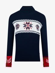 The Little Tailor Snowflake Slim Fit Christmas Jumper - Image 4 of 7