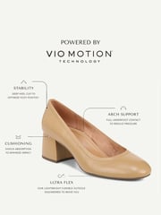 Vionic Carmel Regular Fit Block Heel Court Shoes - Image 9 of 10