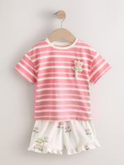Pink Short Set 2 Pack (3mths-7yrs) - Image 2 of 8