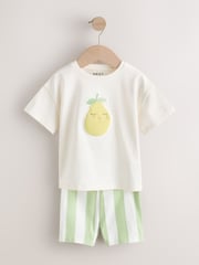 Pink Short Set 2 Pack (3mths-7yrs) - Image 4 of 8