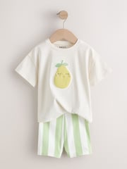 Pink Short Set 2 Pack (3mths-7yrs) - Image 5 of 8