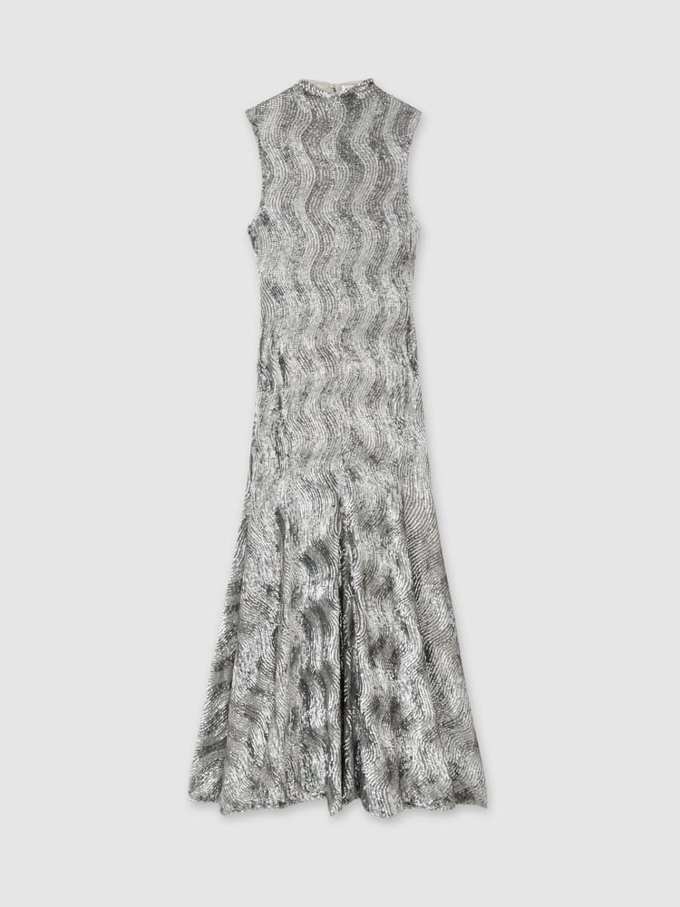 ILTA Keyhole-Back Sequinned Maxi Dress - Image 2 of 6