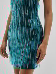ILTA Sequinned and Beaded Halter-Neck Dress - Image 4 of 6