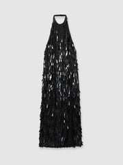 ILTA Sequinned and Beaded Halter-Neck Dress - Image 2 of 6