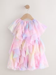 Rainbow Sleeveless Mesh Party Dress (3mths-7yrs) - Image 5 of 8