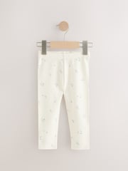 Blue Ribbed Leggings 3 Pack (3mths-7yrs) - Image 5 of 7