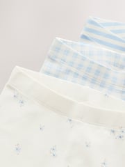 Blue Ribbed Leggings 3 Pack (3mths-7yrs) - Image 7 of 7