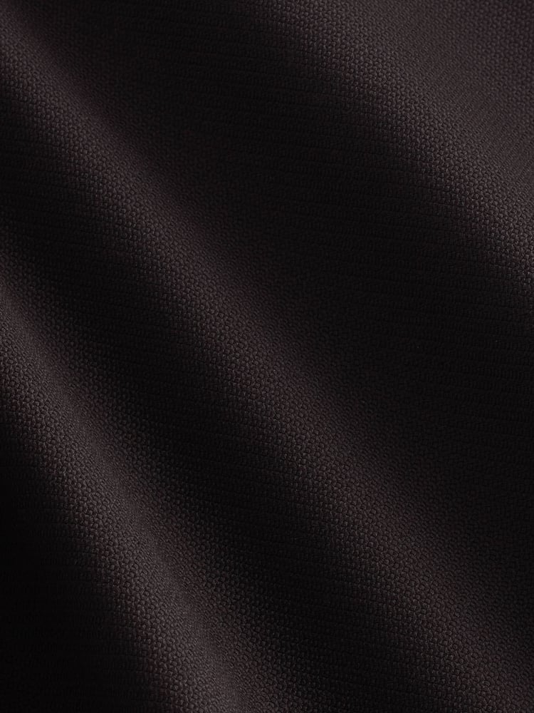 Black Regular Fit Signature 100% Cotton with Textured Smart Shirt - Image 7 of 7