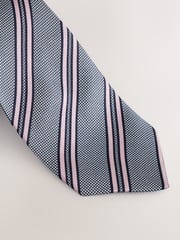 Neutral Silk Design Tie - Image 4 of 4
