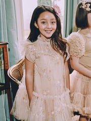 Angels Face Gold Marietta Multi Glitter Star Dress - Image 1 of 4