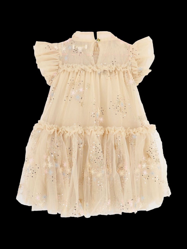 Angels Face Gold Marietta Multi Glitter Star Dress - Image 4 of 4