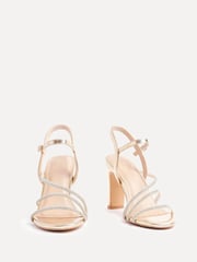 Linzi Gold Matilda Diamante Block Heeled Sandals - Image 3 of 5