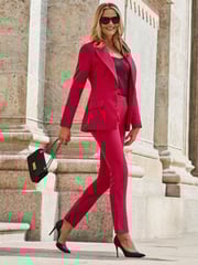 Sosandar Red Tailored Blazer - Image 3 of 5