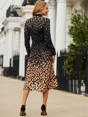 Sosandar Black Geometric Print Shirt Dress - Image 3 of 5