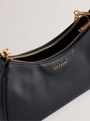 Ted Baker Black Essiy Webbing Leather Crossbody Bag - Image 4 of 5