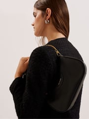 Ted Baker Black Essiy Webbing Leather Crossbody Bag - Image 5 of 5