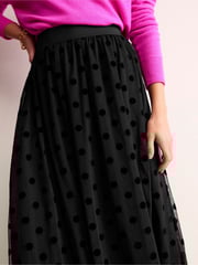 Boden Black Isabella Tulle Midi Skirt - Image 4 of 5