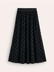 Boden Black Isabella Tulle Midi Skirt - Image 5 of 5