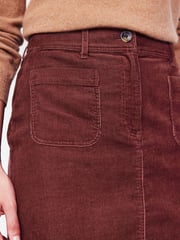 Boden Brown Estella Cord Skirt - Image 2 of 5
