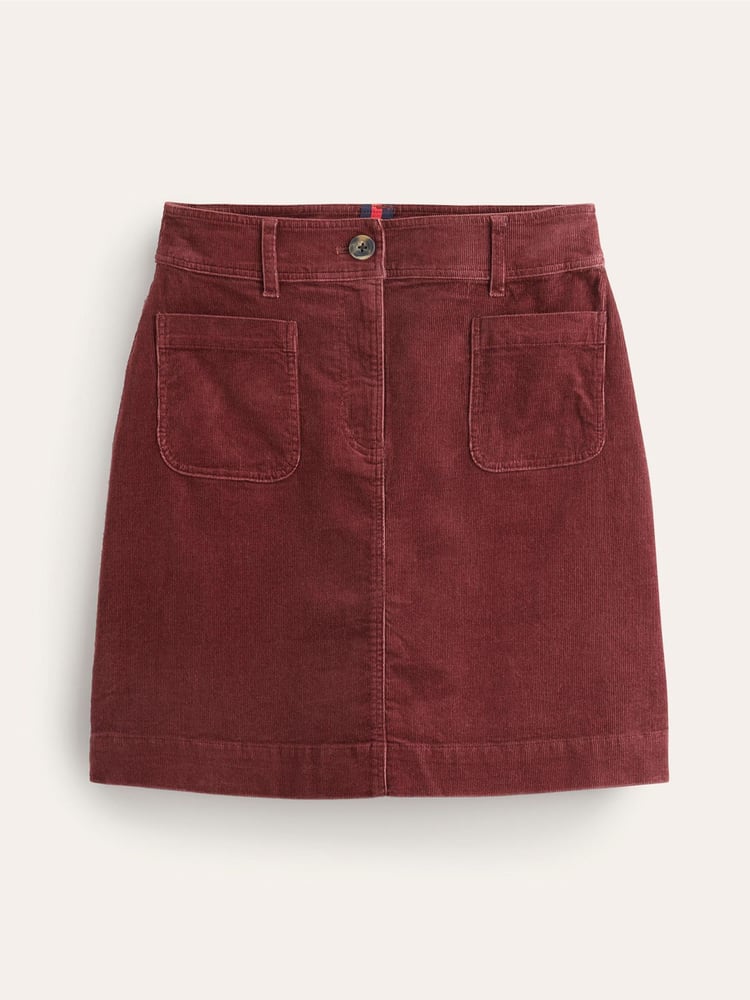 Boden Brown Estella Cord Skirt - Image 5 of 5