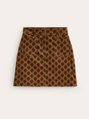 Boden Dark Brown Estella Cord Skirt - Image 5 of 5