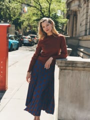 Boden Brown Scalloped Jumper - Image 1 of 6