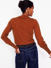 Boden Brown Scalloped Jumper - Image 3 of 6
