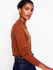 Boden Brown Scalloped Jumper - Image 4 of 6
