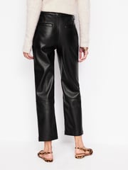 Boden Black Tapered PU Trousers - Image 2 of 5