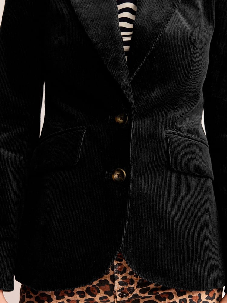 Boden Black Marylebone Cord Blazer - Image 2 of 6