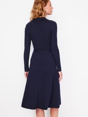 Boden Blue Rachel Knitted Shirt Dress - Image 2 of 6
