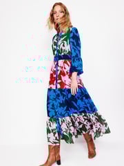 Boden Brown Occasion Maxi Shirt Dress - Image 4 of 5