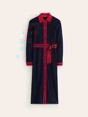 Boden Blue Victoria Knitted Shirt Dress - Image 5 of 5