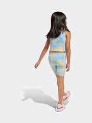 adidas originals Blue Cycling Shorts Set - Image 2 of 8