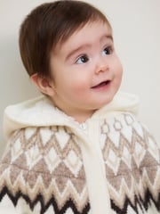 The Little Tailor Baby Soft Knitted Lined Christmas Pramsuit - Image 2 of 3