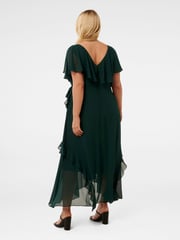 Forever New Green Arianna Curve Wrap Dress - Image 2 of 4
