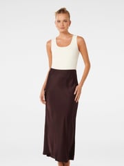 Forever New Red Prue Satin Bias Midaxi Skirt - Image 5 of 5