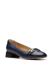 Clarks Blue Leather Daiss 30 Court Shoes - Image 3 of 7
