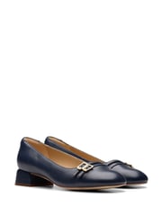 Clarks Blue Leather Daiss 30 Court Shoes - Image 4 of 7