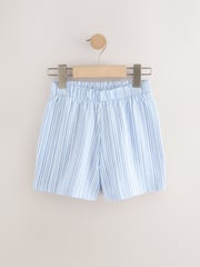 Multi Blue/Pink 100% Cotton Shorts 2 Pack (3-16yrs) - Image 4 of 6