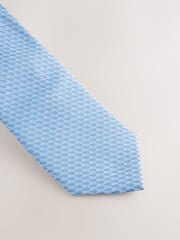 Blue Tie and Pocket Square Set - Image 2 of 4