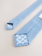 Blue Tie and Pocket Square Set - Image 3 of 4