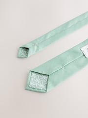 Green Tie and Pocket Square Set - Image 3 of 4
