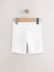 Lilac/White/Rainbow Cycle Shorts 3 Pack (3-16yrs) - Image 5 of 7