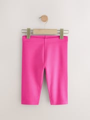 Floral/Pink 4 Pack Cropped Leggings (3-16yrs) - Image 6 of 8
