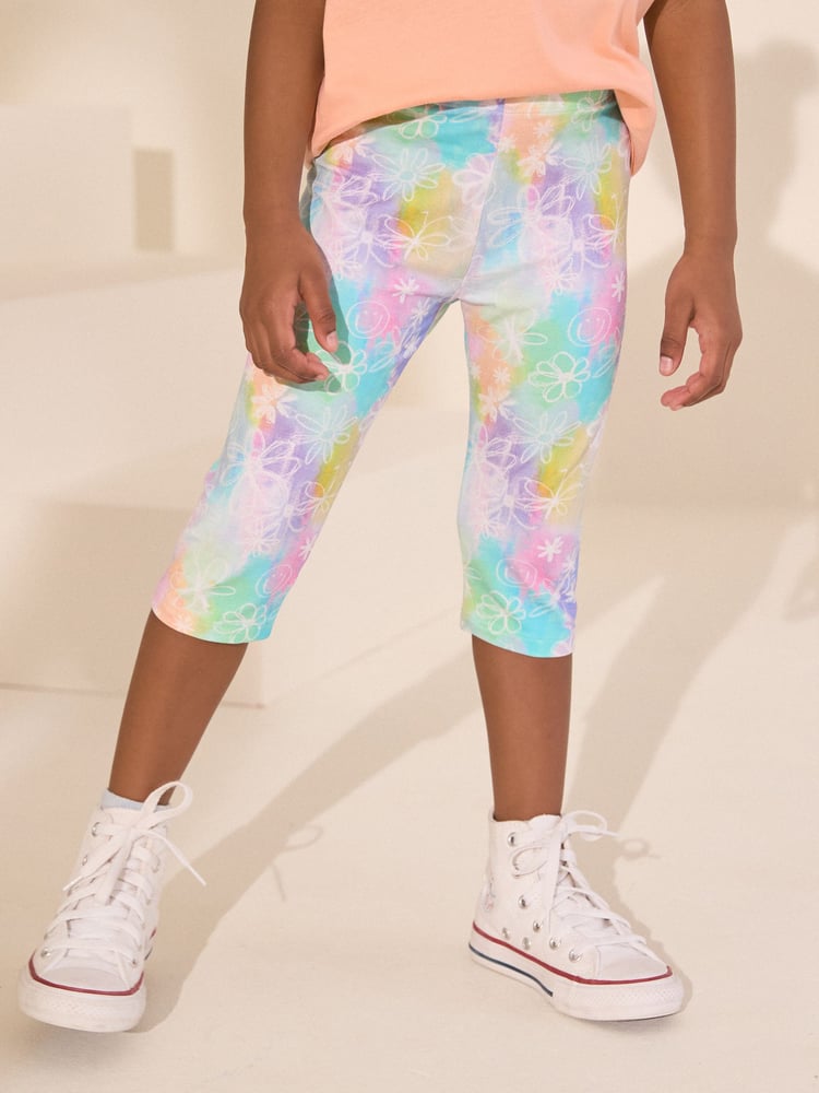Tie Dye 1 Pack Cropped Leggings (3-16yrs) - Image 1 of 3