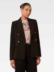 Forever New Black Celina Double Breasted Blazer - Image 4 of 5