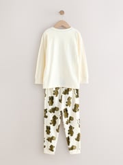 Green/Ecru 3 Pack Relaxed Fit Pyjamas (9mths-10yrs) - Image 10 of 13